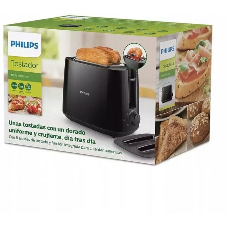 Toster Philips Daily Collection HD2582/90 Czarny 900W