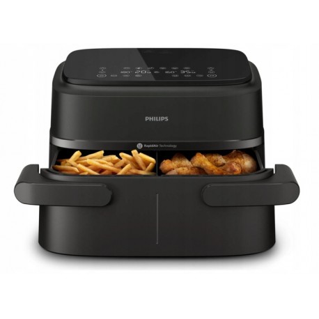 Frytkownica beztłuszczowa Philips Dual Basket NA150/00 2450W 7,1L