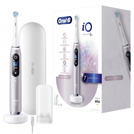 Szczoteczka magnetyczna Oral-B iO 9 Rose Quartz +ETUI