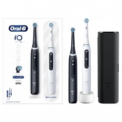 2x Szczoteczki magnetyczne Oral-B iO 5 Black & White